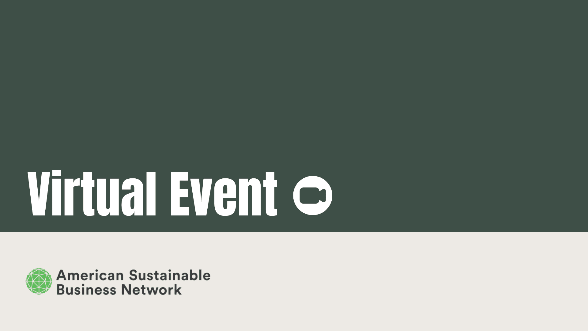 In-Person Event In-Person Event