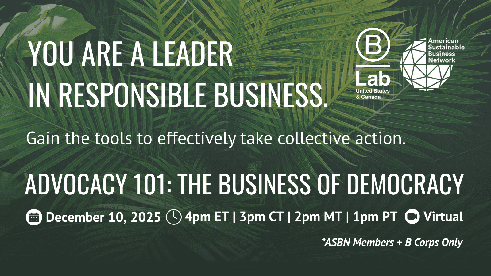 Advocacy 101 Event Image